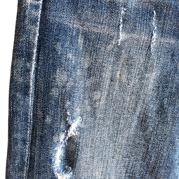 COH the Rocket High Rise Skinny Sz 24 Distressed Blue Jeans with Holes Worn Look - Picture 16 of 16